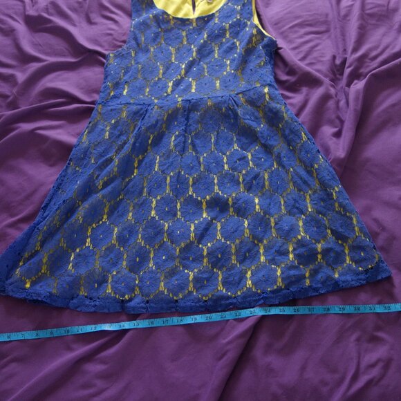 Magic Blue with Yellow Inner Size M Dress - Picture 2 of 16